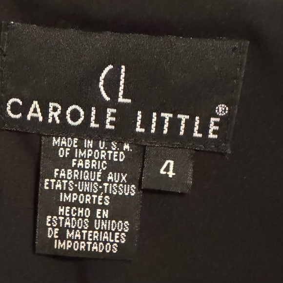 Gold and Blue Sheath Midi Dress Sleeveless Crew Neck - Picture 8 of 8